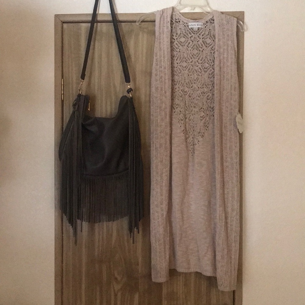 Knox Rose Maxi Sleeveless Cover up Cardigan